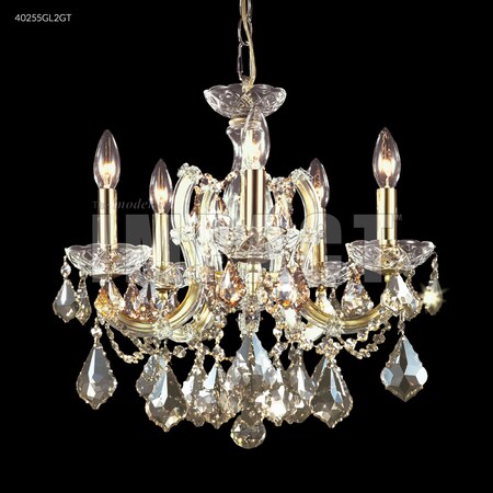 James R Moder Maria Theresa 5 Arm Chandelier 40255GL00